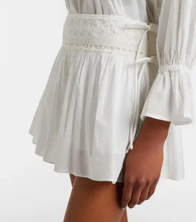 Posse Danielle lace-trimmed cotton skort | Thumbnail 2 Posse Danielle lace-trimmed cotton skort | Thumbnail 2