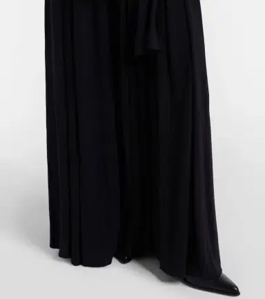 Calvin Klein Collection Yasmine scarf-detail cotton-blend maxi gown | Thumbnail 2 Calvin Klein Collection Yasmine scarf-detail cotton-blend maxi gown | Thumbnail 2