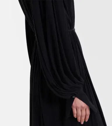 Calvin Klein Collection Yasmine scarf-detail cotton-blend maxi gown | Thumbnail 3 Calvin Klein Collection Yasmine scarf-detail cotton-blend maxi gown | Thumbnail 3