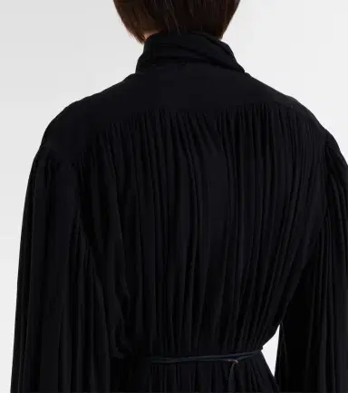 Calvin Klein Collection Yasmine scarf-detail cotton-blend maxi gown | Thumbnail 5 Calvin Klein Collection Yasmine scarf-detail cotton-blend maxi gown | Thumbnail 5