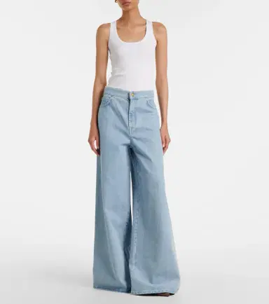 Max Mara High-rise wide-leg jeans | Thumbnail 4 Max Mara High-rise wide-leg jeans | Thumbnail 4
