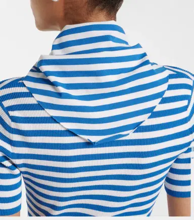 Max Mara Striped scarf-detail knitted top | Thumbnail 7 Max Mara Striped scarf-detail knitted top | Thumbnail 7