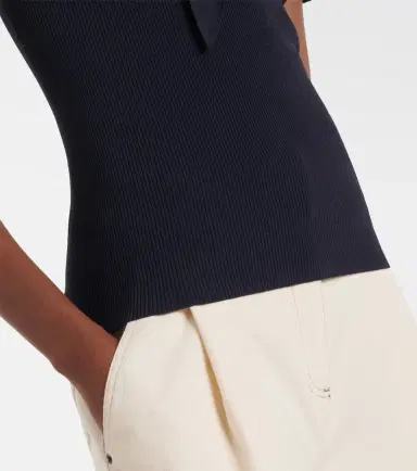 Max Mara Scarf-detail knitted top | Thumbnail 2 Max Mara Scarf-detail knitted top | Thumbnail 2