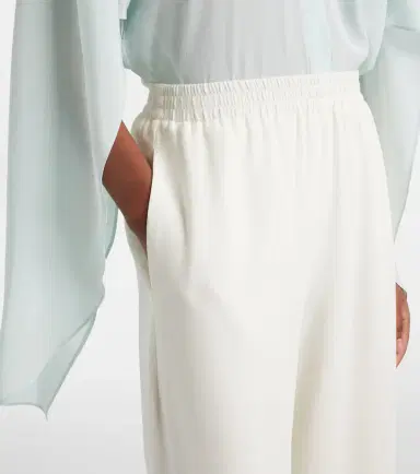Oscar de la Renta Silk-blend georgette wide-leg pants | Thumbnail 2 Oscar de la Renta Silk-blend georgette wide-leg pants | Thumbnail 2
