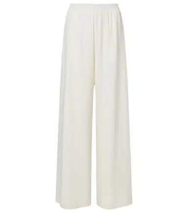 Oscar de la Renta Silk-blend georgette wide-leg pants | Thumbnail 1 Oscar de la Renta Silk-blend georgette wide-leg pants | Thumbnail 1