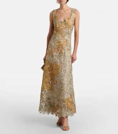 Oscar de la Renta Guipure lace cocktail dress | Thumbnail 4 Oscar de la Renta Guipure lace cocktail dress | Thumbnail 4