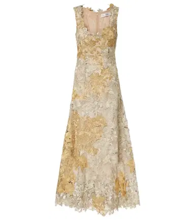 Oscar de la Renta Guipure lace cocktail dress | Thumbnail 1 Oscar de la Renta Guipure lace cocktail dress | Thumbnail 1
