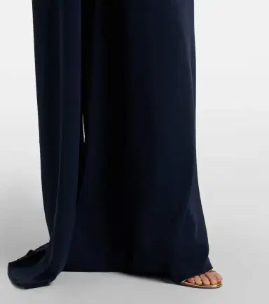 Oscar de la Renta Embroidered caped silk-blend gown | Thumbnail 5 Oscar de la Renta Embroidered caped silk-blend gown | Thumbnail 5