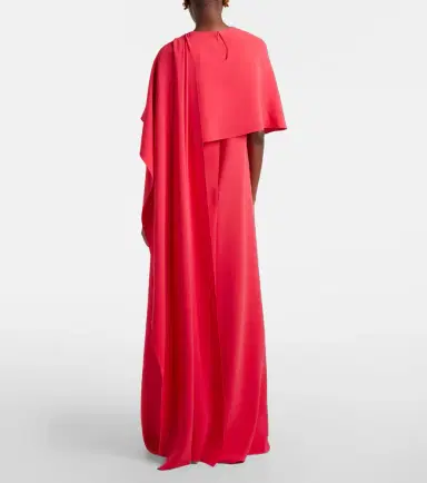 Oscar de la Renta Embellished silk-blend georgette gown | Thumbnail 5 Oscar de la Renta Embellished silk-blend georgette gown | Thumbnail 5