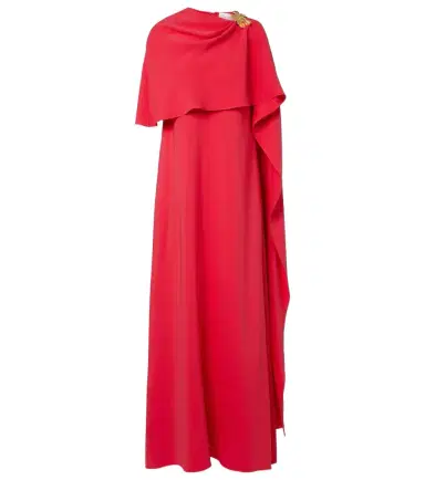 Oscar de la Renta Embellished silk-blend georgette gown | Thumbnail 1 Oscar de la Renta Embellished silk-blend georgette gown | Thumbnail 1