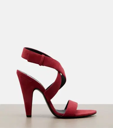 Alaia Alaïa Cone suede slingback sandals | Thumbnail 4 Alaia Alaïa Cone suede slingback sandals | Thumbnail 4