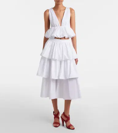 Alaia Alaïa Cone suede slingback sandals | Thumbnail 6 Alaia Alaïa Cone suede slingback sandals | Thumbnail 6