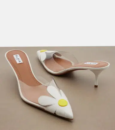 Alaïa Alaïa Bloom floral mules | Thumbnail 2 Alaïa Alaïa Bloom floral mules | Thumbnail 2