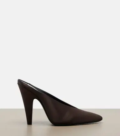 Alaïa Alaïa Cone satin mules | Thumbnail 2 Alaïa Alaïa Cone satin mules | Thumbnail 2