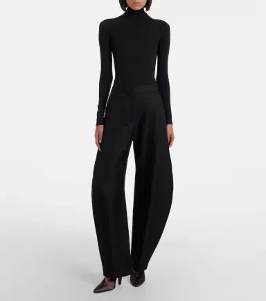 Alaïa Alaïa Cone satin mules | Thumbnail 6 Alaïa Alaïa Cone satin mules | Thumbnail 6