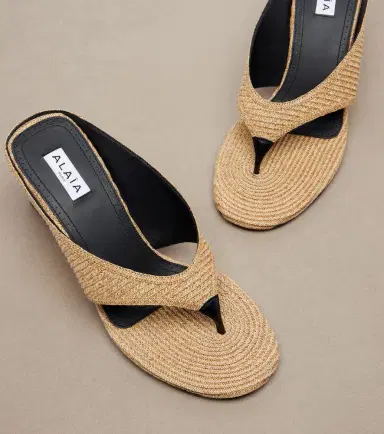 Alaïa Alaïa Cube wedge sandals | Thumbnail 4 Alaïa Alaïa Cube wedge sandals | Thumbnail 4