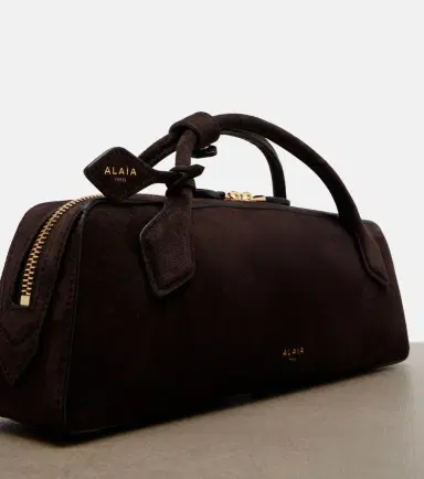 Alaia Alaïa Le Teckel Small suede clutch | Thumbnail 4 Alaia Alaïa Le Teckel Small suede clutch | Thumbnail 4