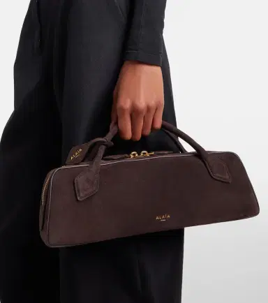 Alaia Alaïa Le Teckel Small suede clutch | Thumbnail 5 Alaia Alaïa Le Teckel Small suede clutch | Thumbnail 5