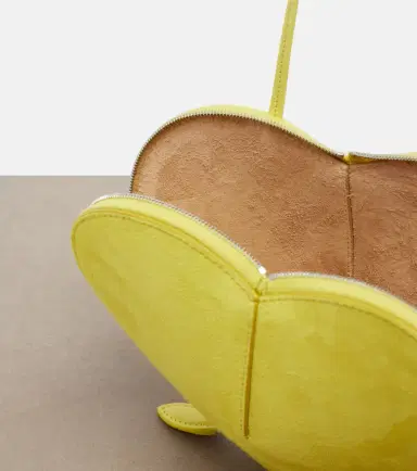 Alaïa Alaïa Le Caur leather and suede crossbody bag | Thumbnail 3 Alaïa Alaïa Le Caur leather and suede crossbody bag | Thumbnail 3