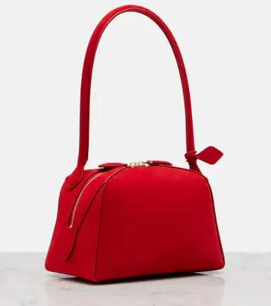 Alaïa Alaïa Le Bouledogue Small suede shoulder bag | Thumbnail 2 Alaïa Alaïa Le Bouledogue Small suede shoulder bag | Thumbnail 2