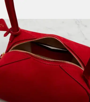 Alaïa Alaïa Le Bouledogue Small suede shoulder bag | Thumbnail 4 Alaïa Alaïa Le Bouledogue Small suede shoulder bag | Thumbnail 4