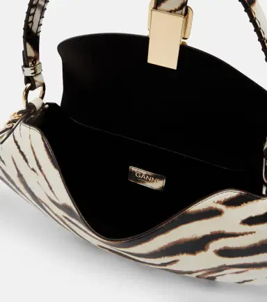 Ganni B-Kat Small zebra-print shoulder bag | Thumbnail 2 Ganni B-Kat Small zebra-print shoulder bag | Thumbnail 2