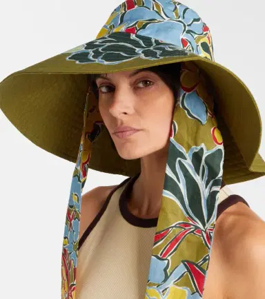 ALÉMAIS Alémais Solstice floral cotton sun hat | Thumbnail 5 ALÉMAIS Alémais Solstice floral cotton sun hat | Thumbnail 5