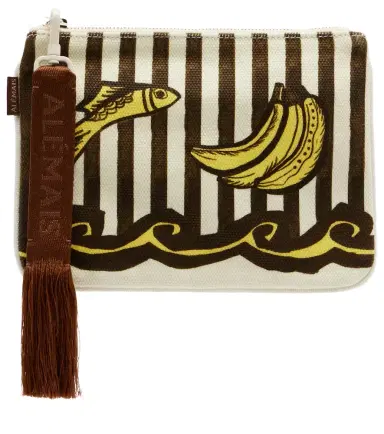 ALÉMAIS Alémais Mona Mini canvas clutch | Thumbnail 1 ALÉMAIS Alémais Mona Mini canvas clutch | Thumbnail 1