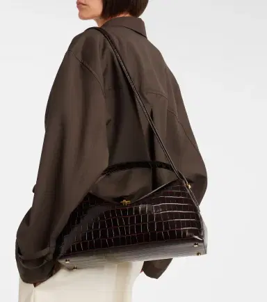 Toteme T-Lock croc-effect leather tote bag | Thumbnail 5 Toteme T-Lock croc-effect leather tote bag | Thumbnail 5