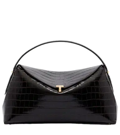 Toteme T-Lock croc-effect leather tote bag | Thumbnail 1 Toteme T-Lock croc-effect leather tote bag | Thumbnail 1