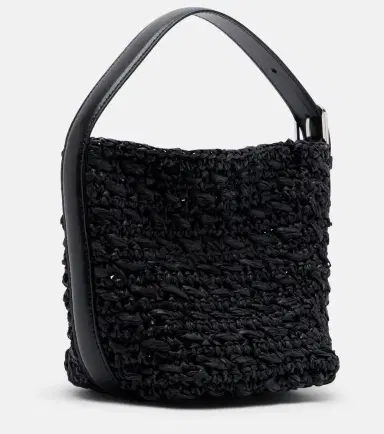 Toteme Belted Small raffia top-handle bag | Thumbnail 2 Toteme Belted Small raffia top-handle bag | Thumbnail 2