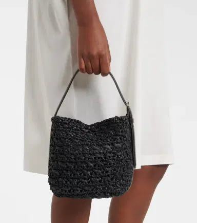 Toteme Belted Small raffia top-handle bag | Thumbnail 6 Toteme Belted Small raffia top-handle bag | Thumbnail 6