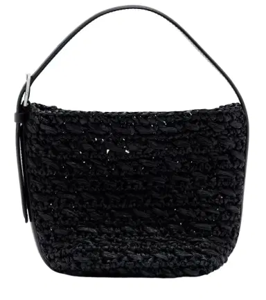Toteme Belted Small raffia top-handle bag | Thumbnail 1 Toteme Belted Small raffia top-handle bag | Thumbnail 1