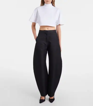 Alaïa Alaïa Cotton jersey T-shirt | Thumbnail 4 Alaïa Alaïa Cotton jersey T-shirt | Thumbnail 4