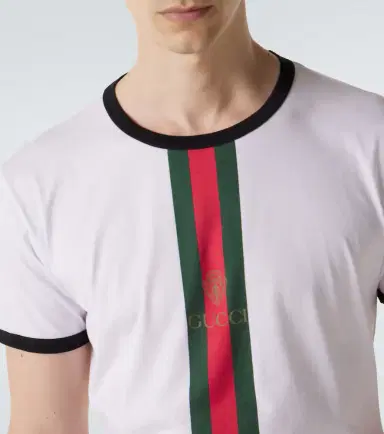Gucci Web Stripe cotton T-shirt | Thumbnail 3 Gucci Web Stripe cotton T-shirt | Thumbnail 3