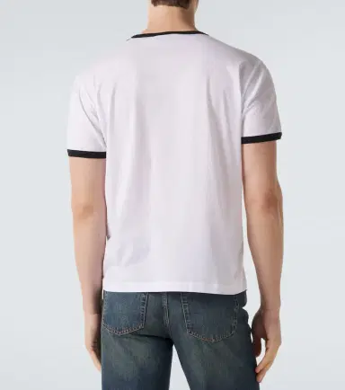 Gucci Web Stripe cotton T-shirt | Thumbnail 4 Gucci Web Stripe cotton T-shirt | Thumbnail 4