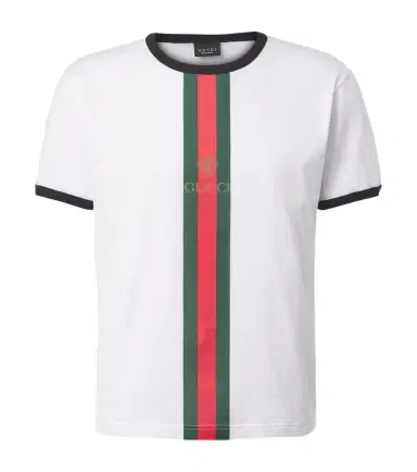 Gucci Web Stripe cotton T-shirt | Thumbnail 1 Gucci Web Stripe cotton T-shirt | Thumbnail 1