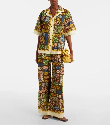 ALÉMAIS Alémais Minnie printed cotton wide-leg pants | Thumbnail 4 ALÉMAIS Alémais Minnie printed cotton wide-leg pants | Thumbnail 4