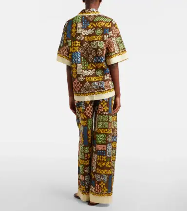 ALÉMAIS Alémais Minnie printed cotton wide-leg pants | Thumbnail 6 ALÉMAIS Alémais Minnie printed cotton wide-leg pants | Thumbnail 6