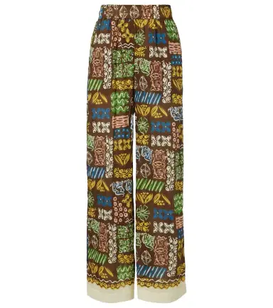 ALÉMAIS Alémais Minnie printed cotton wide-leg pants | Thumbnail 1 ALÉMAIS Alémais Minnie printed cotton wide-leg pants | Thumbnail 1
