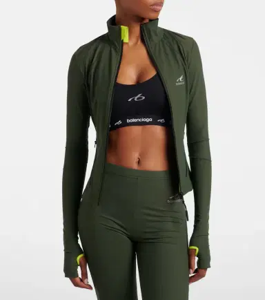 Balenciaga Logo zip-up top | Thumbnail 2 Balenciaga Logo zip-up top | Thumbnail 2