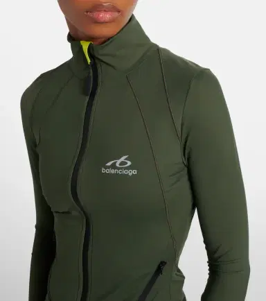 Balenciaga Logo zip-up top | Thumbnail 7 Balenciaga Logo zip-up top | Thumbnail 7