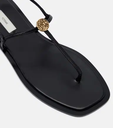 TOTEME Leather thong sandals | Thumbnail 4 TOTEME Leather thong sandals | Thumbnail 4