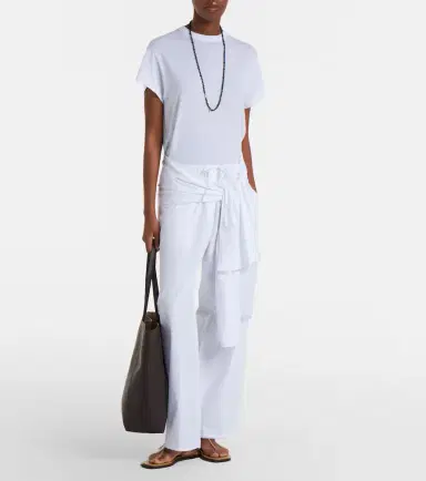 Toteme Tie-waist jersey top | Thumbnail 2 Toteme Tie-waist jersey top | Thumbnail 2