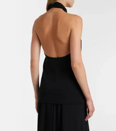 TOTEME Halterneck jersey top | Thumbnail 4 TOTEME Halterneck jersey top | Thumbnail 4