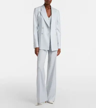 Gabriela Hearst Angela wool and silk blazer | Thumbnail 4 Gabriela Hearst Angela wool and silk blazer | Thumbnail 4