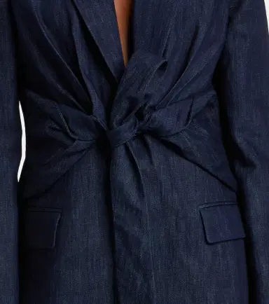 Gabriela Hearst Grant denim blazer | Thumbnail 2 Gabriela Hearst Grant denim blazer | Thumbnail 2
