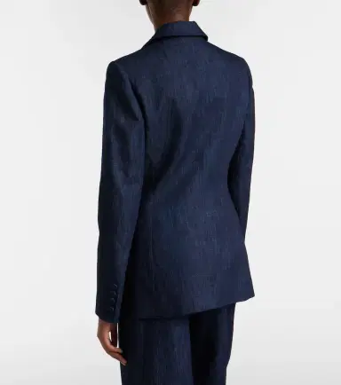 Gabriela Hearst Grant denim blazer | Thumbnail 4 Gabriela Hearst Grant denim blazer | Thumbnail 4