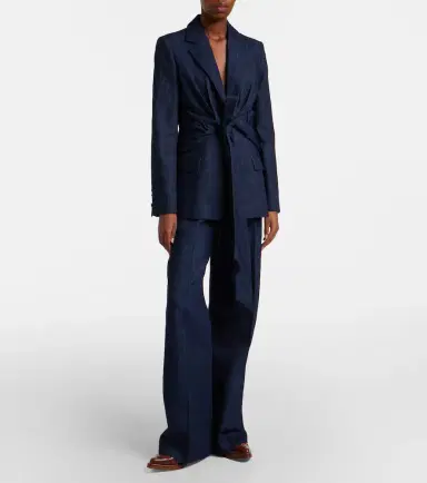 Gabriela Hearst Grant denim blazer | Thumbnail 5 Gabriela Hearst Grant denim blazer | Thumbnail 5