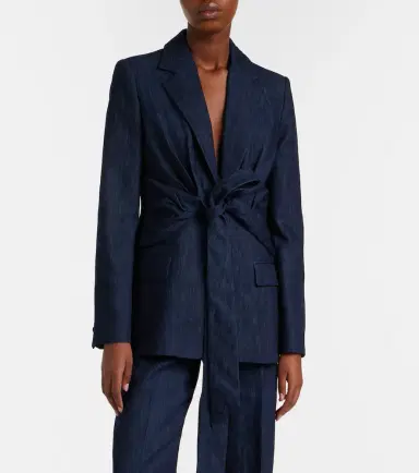 Gabriela Hearst Grant denim blazer | Thumbnail 7 Gabriela Hearst Grant denim blazer | Thumbnail 7
